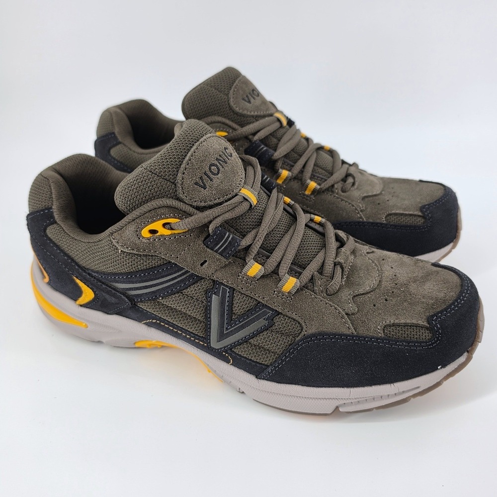 Vionic Mens 23Walk 2.0 Sneaker Suede Mesh size 9.5 Supportive‎ Walking Shoe